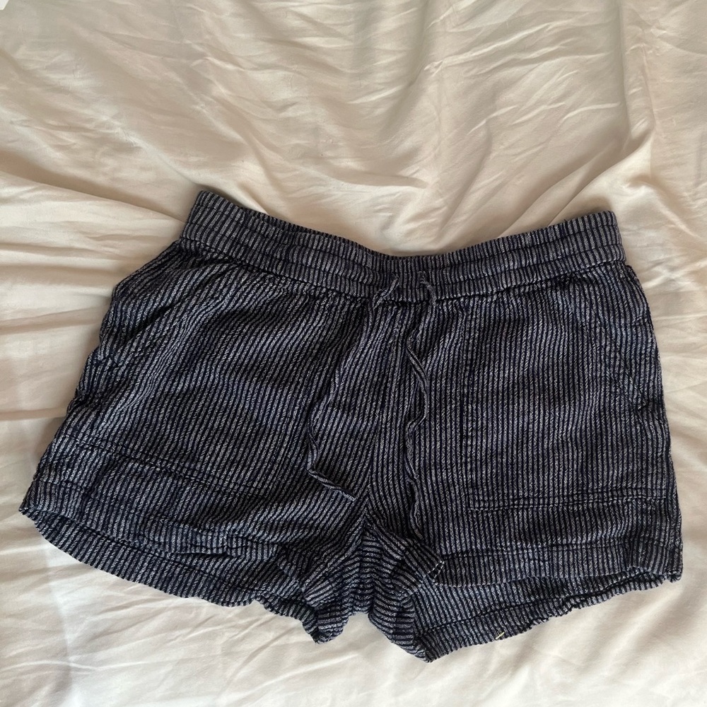 JCREW stripped cotton shorts